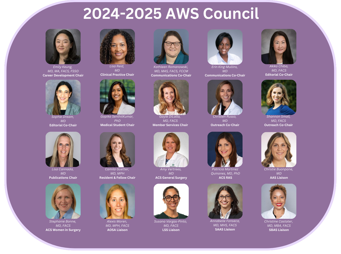 2024-2025 Council Photos
