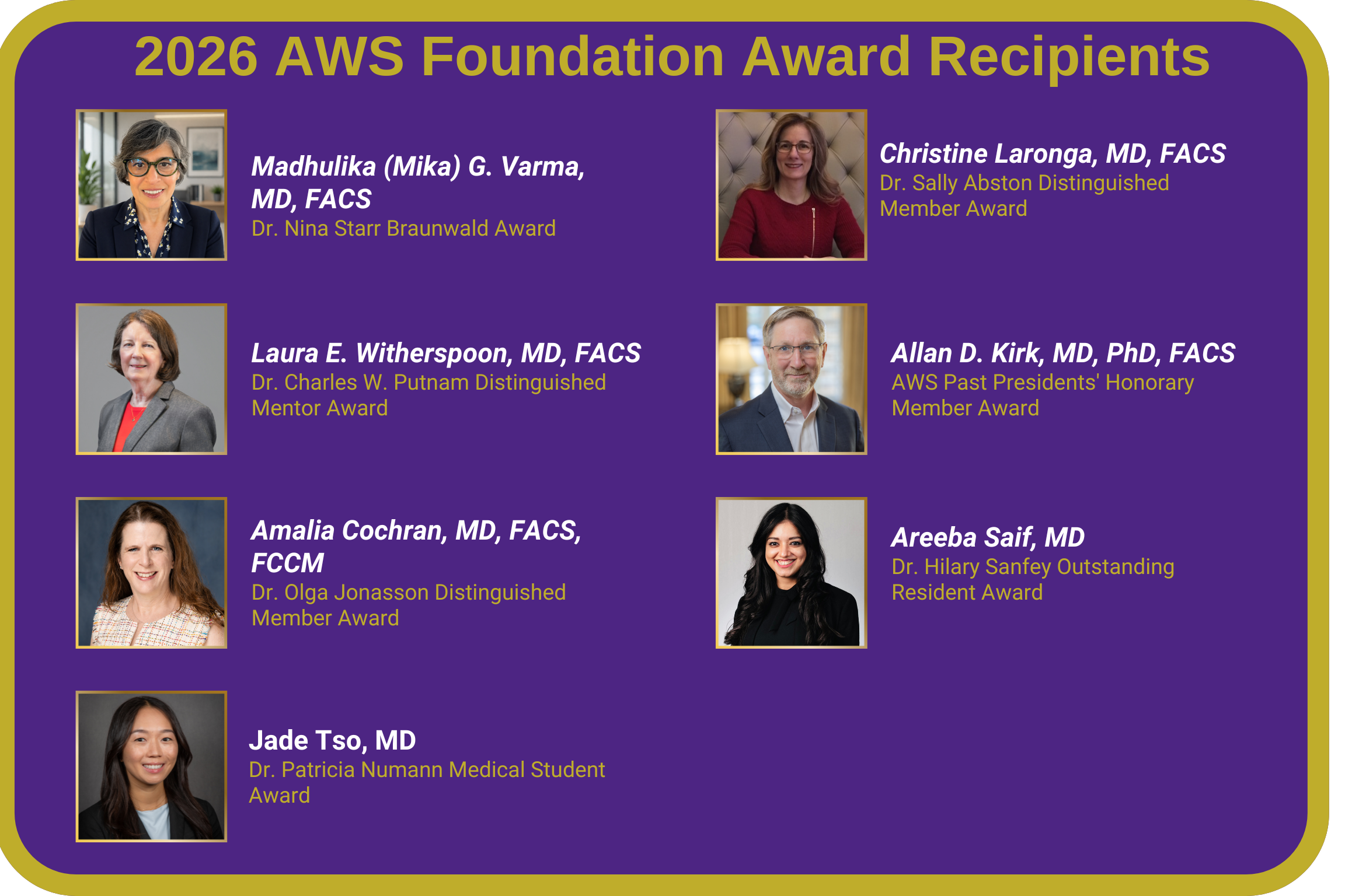 Award Winners